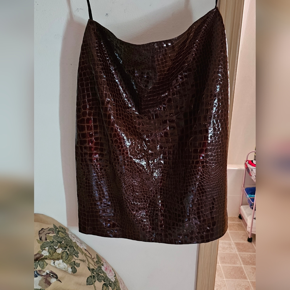 Jones newyork 8 brown skirt